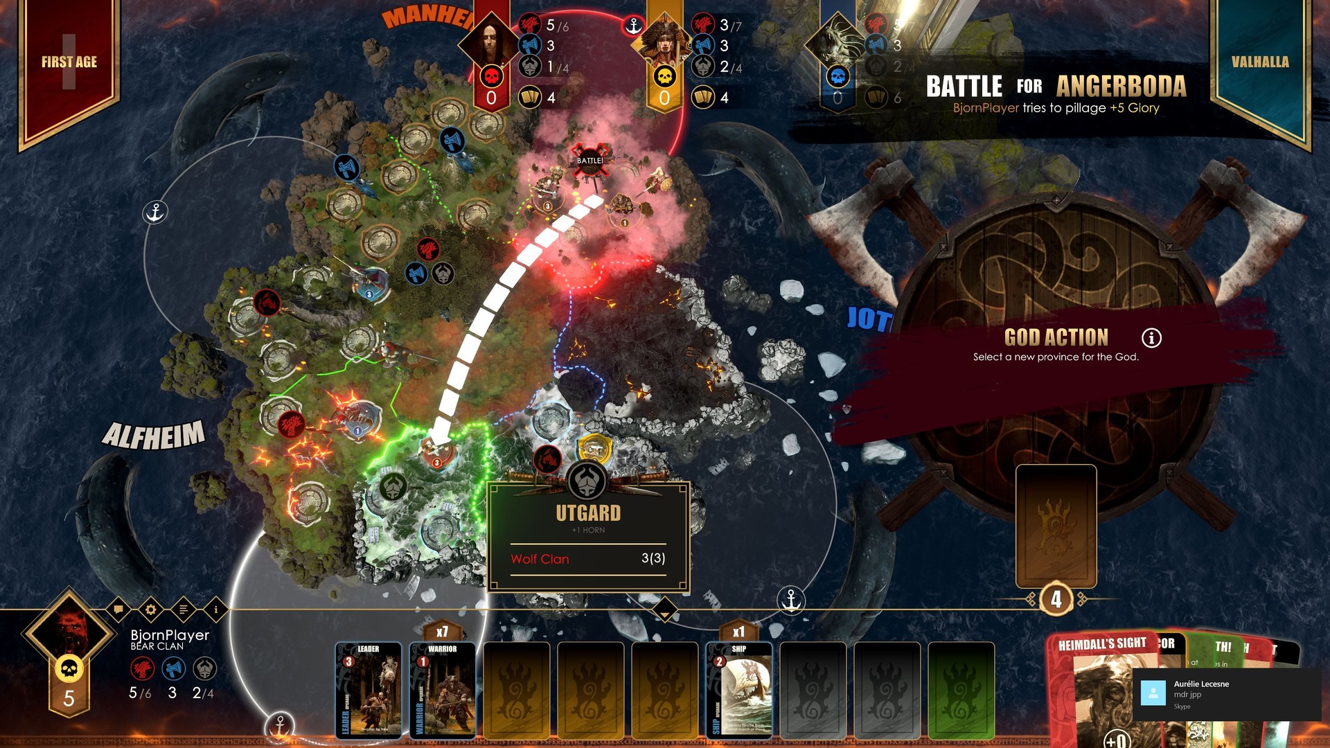 Blood Rage: Espansione Gods Of Asgard – Gioco Da Tavolo In Italiano, Asterion 8731, 2-4 Giocatori, 60-90 Min, Dai 14 Anni - 3