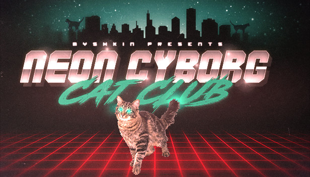 Neon Cyborg Cat Club Steam capsule image