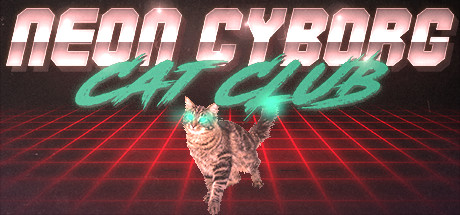 Neon Cyborg Cat Club Cover Image