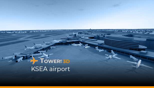 Tower!3D - KSEA airport Steam capsule image