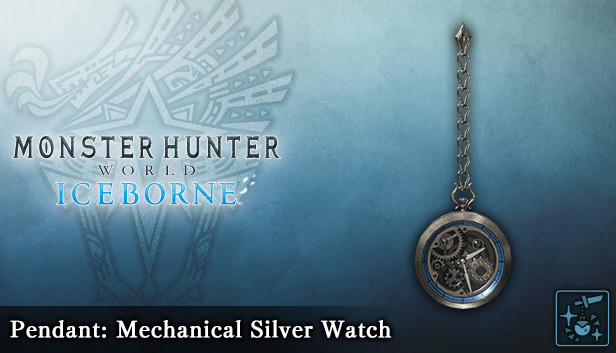 Monster Hunter World: Iceborne - Pendant: Mechanical Silver Watch Steam capsule image