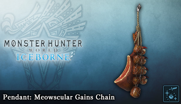 Monster Hunter World: Iceborne - Pendant: Meowscular Gains Chain Steam capsule image