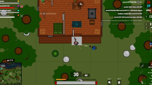 Surviv Io 2d Battle Royale Na Steam