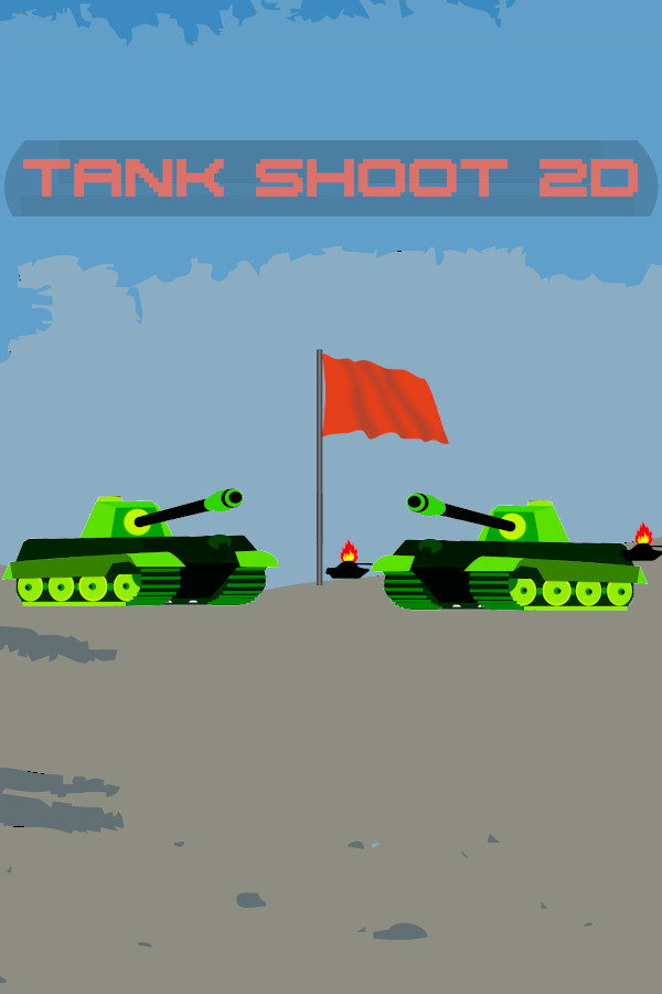 Tank Shoot 2D - Battle to save City Flag