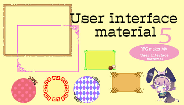 RPG Maker MV - User Interface Material 5 Steam capsule image