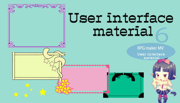 RPG Maker MV - User Interface Material 6 Steam capsule image