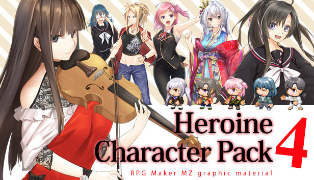 RPG Maker MZ - Heroine Character Pack 4 Steam capsule image