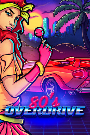 80's OVERDRIVE achievements game logo
