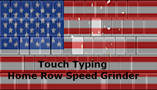 Touch Typing Home Row Speed Grinder - USA American Skin Steam capsule image