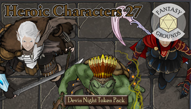 Fantasy Grounds - Devin Night Token Pack 140: Heroic Characters 27 Steam capsule image