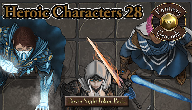 Fantasy Grounds - Devin Night Token Pack 141: Heroic Characters 28 Steam capsule image