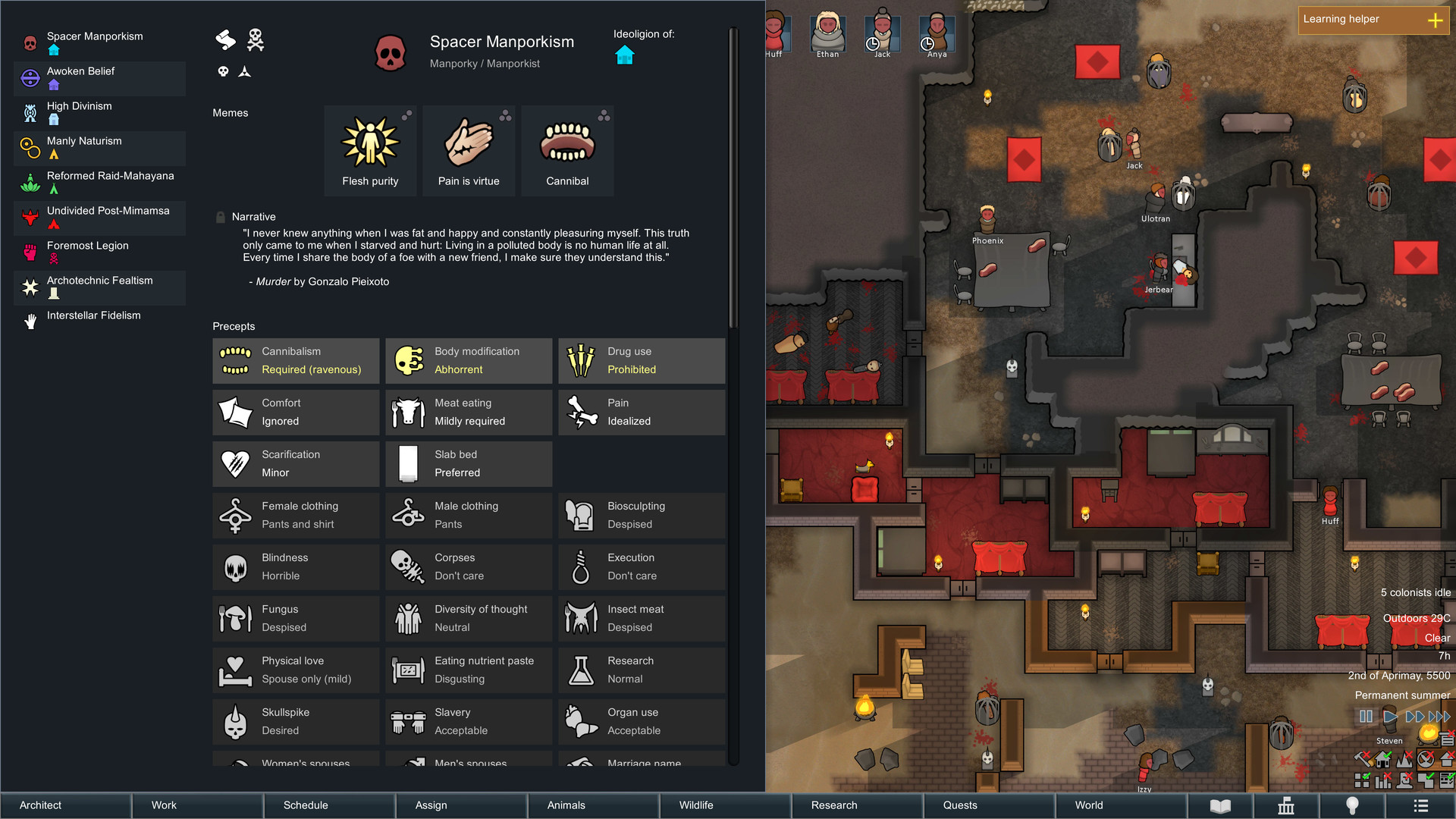 Save 10 on RimWorld Ideology on Steam