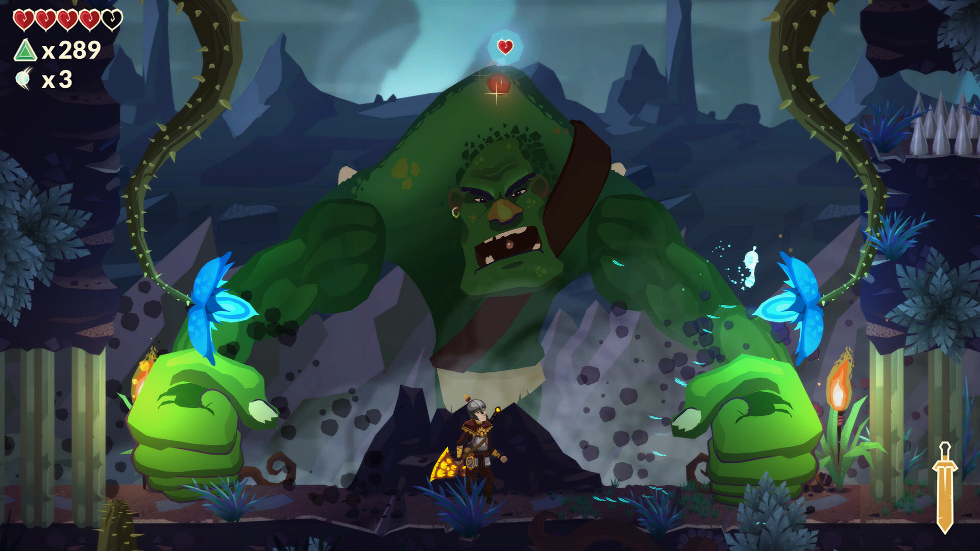 莱夫的冒险：冥界英雄-Leif's Adventure: Netherworld Hero -游戏截图-好玩游戏库