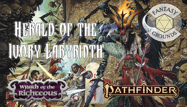 Fantasy Grounds - Pathfinder RPG - Wrath of the Righteous AP 5: Herald of the Ivory Labyrinth Steam capsule image