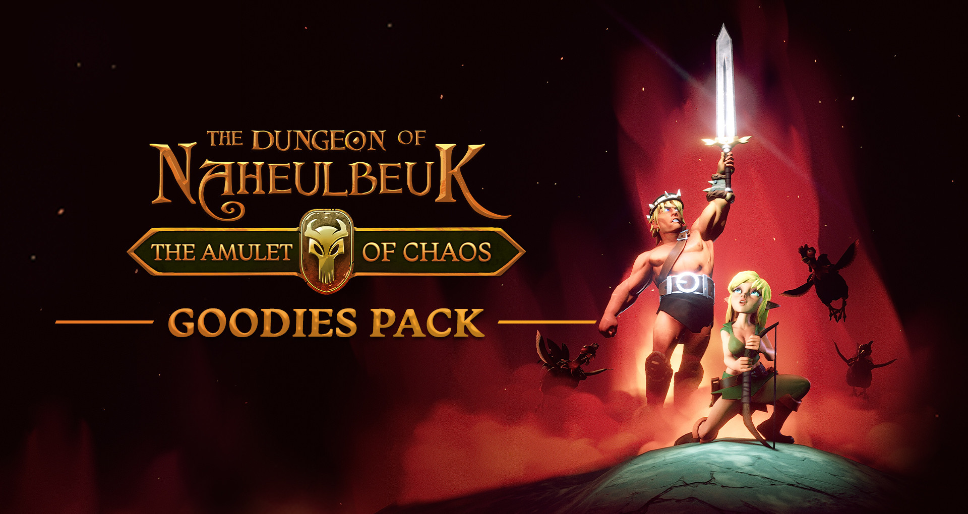 Сэкономьте 35% при покупке The Dungeon Of Naheulbeuk: The Amulet Of Chaos -  Goodies Pack в Steam