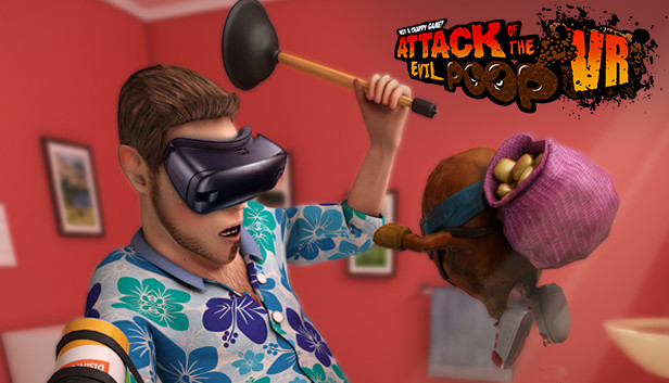 ATTACK OF THE EVIL POOP VR Steam capsule image