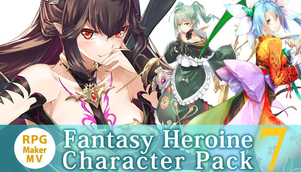 RPG Maker MV - Fantasy Heroine Character Pack 7 Steam capsule image