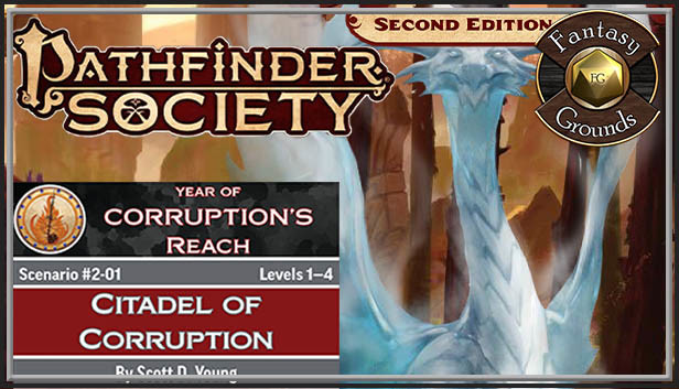 Fantasy Grounds - Pathfinder 2 RPG - Pathfinder Society Scenario #2-01: Citadel of Corruption Steam capsule image