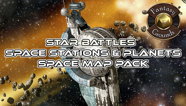 Fantasy Grounds - Star Battles: Space Stations and Planets Space Map Pack Steam capsule image