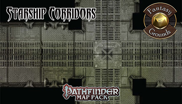 Fantasy Grounds - Pathfinder Map Pack: Starship Corridors Steam capsule image