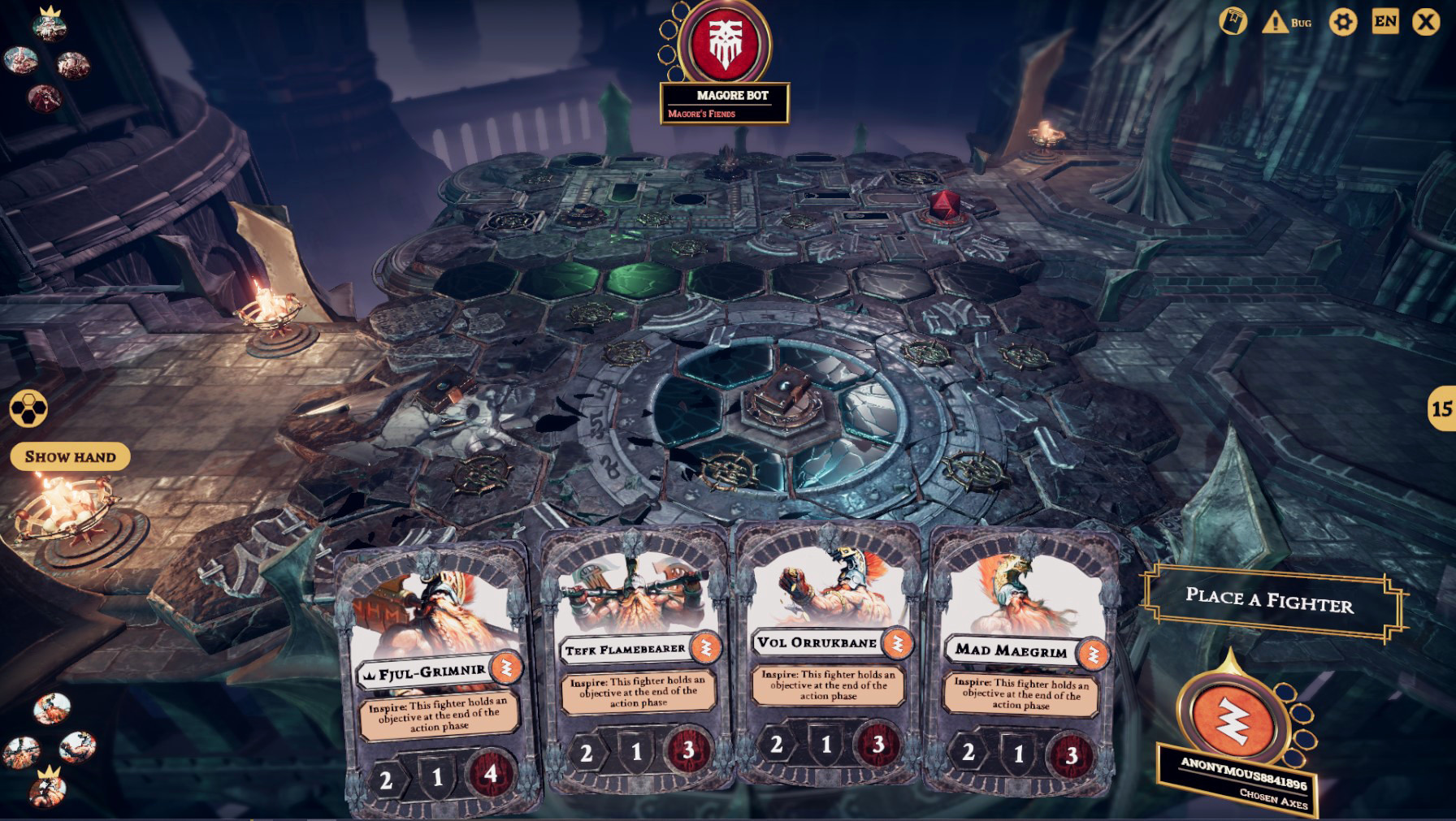 Warhammer Underworlds The Chosen Axes Card Singles 