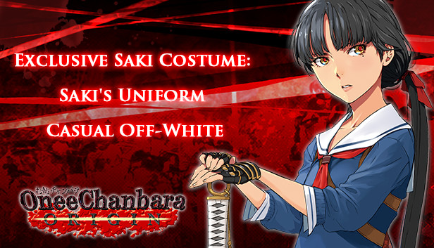 OneeChanbara ORIGIN - Exclusive Saki Costume: Saki's Uniform Casual Off-White Steam capsule image