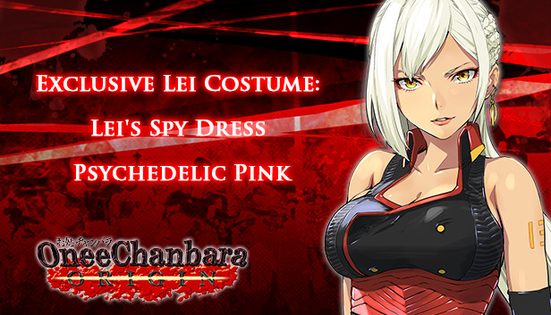 OneeChanbara ORIGIN - Exclusive Lei Costume: Lei's Spy Dress Psychedelic Pink Steam capsule image