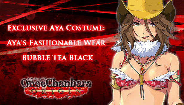 OneeChanbara ORIGIN - Exclusive Aya Costume: Aya's Fashionable Wear Bubble Tea Black Steam capsule image