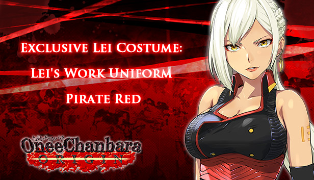 OneeChanbara ORIGIN - Exclusive Lei Costume: Lei's Work Uniform Pirate Red Steam capsule image