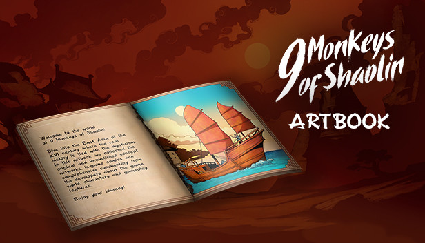 9 Monkeys of Shaolin - Digital Artbook Steam capsule image