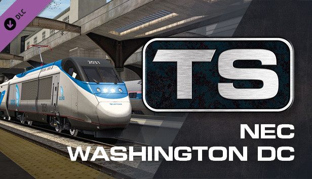 Train Simulator: Northeast Corridor: Washington DC - Baltimore Route Add-On Steam capsule image