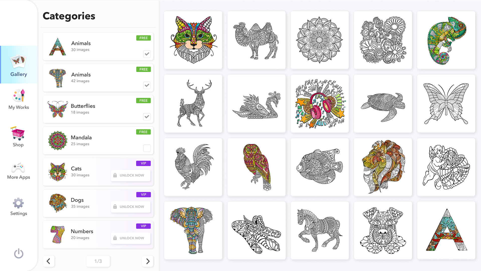Coloring Book for Adults on Steam