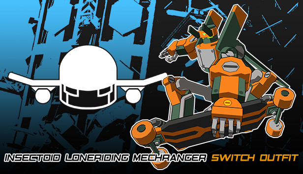 Lethal League Blaze - Insectoid Loneriding Mechranger outfit for Switch Steam capsule image