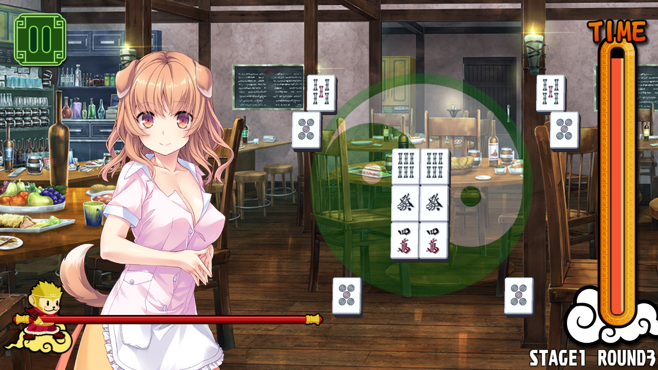 《美少女麻将纸牌（翠）(Pretty Girls Mahjong Solitaire [GREEN])》插图3