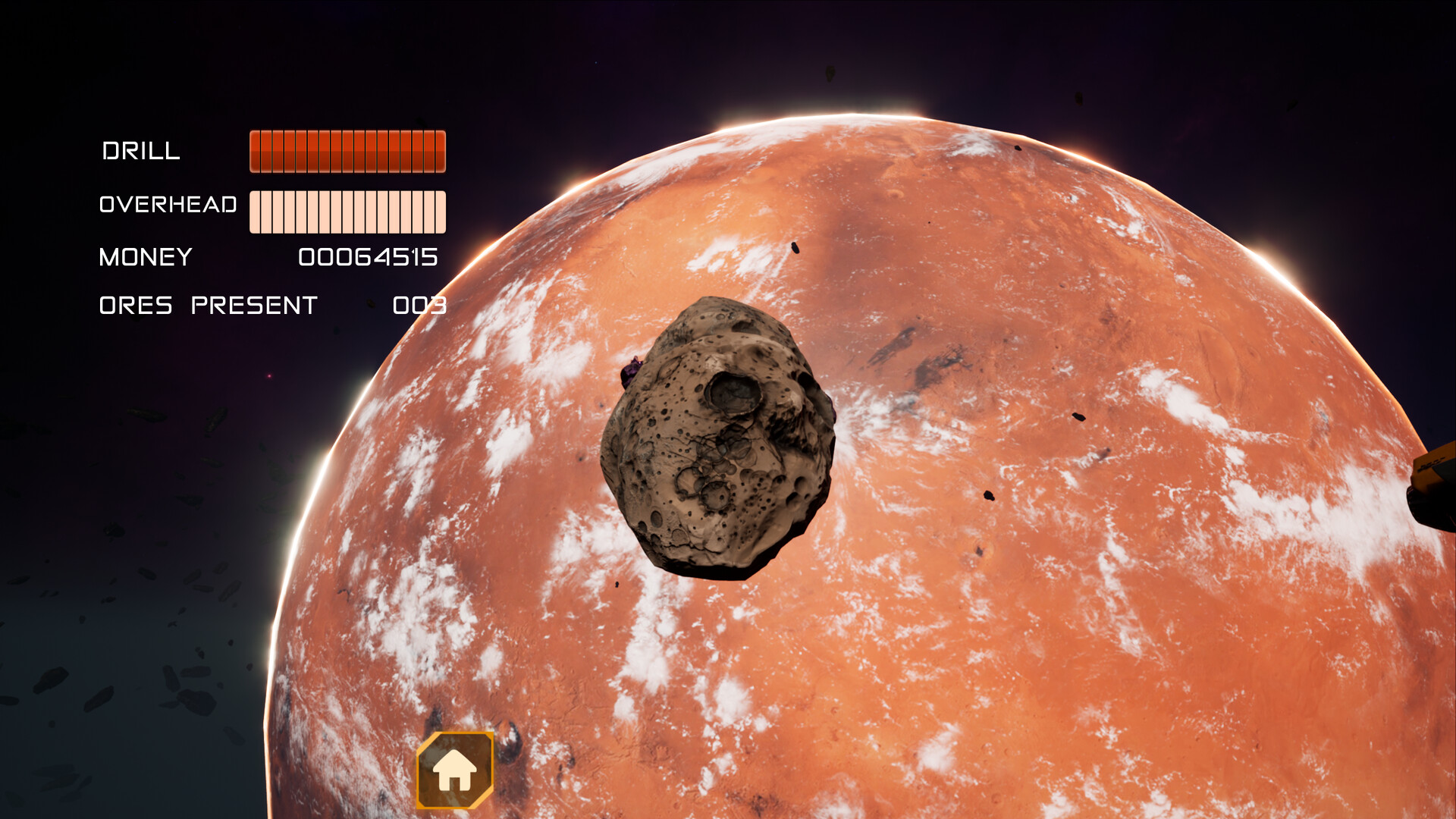 Space Mining on Steam