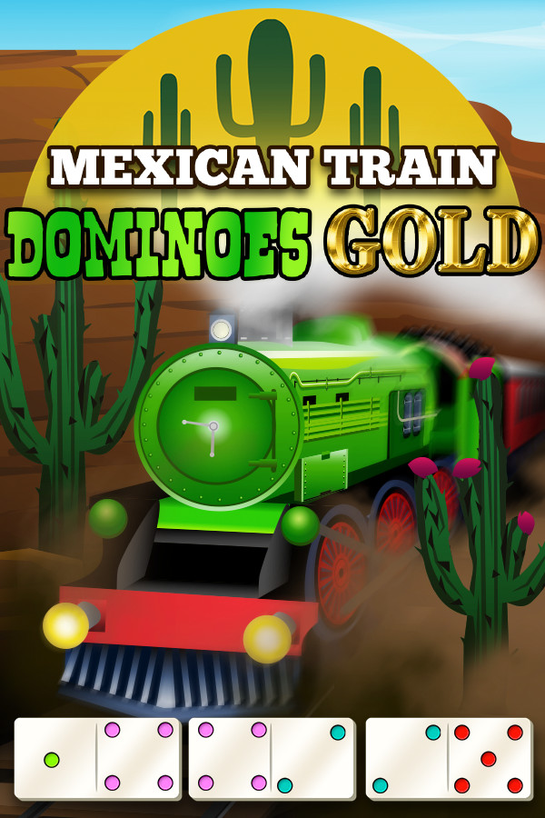 Mexican Train Dominoes Gold