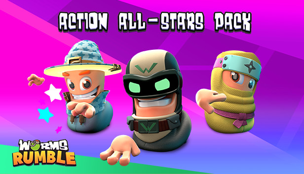 Worms Rumble - Action All-Stars Pack Steam capsule image