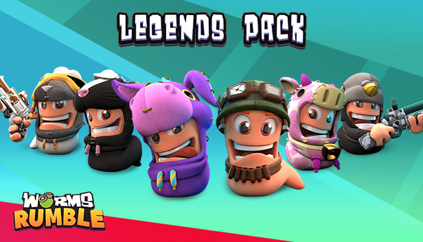 Worms Rumble - Legends Pack Steam capsule image