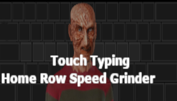 Touch Typing Home Row Speed Grinder - iReact Freddy Krueger Nightmare Custom Art Keyboard Steam capsule image
