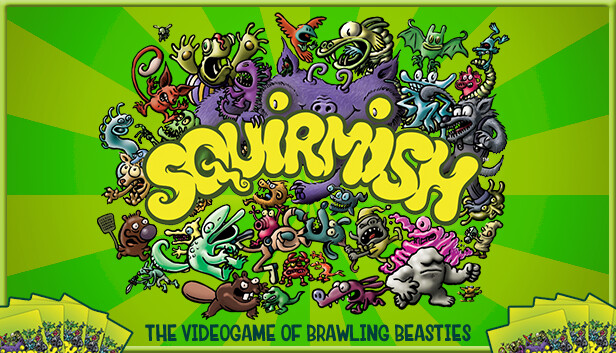 SQUIRMISH: The Videogame of Brawling Beasties Steam capsule image