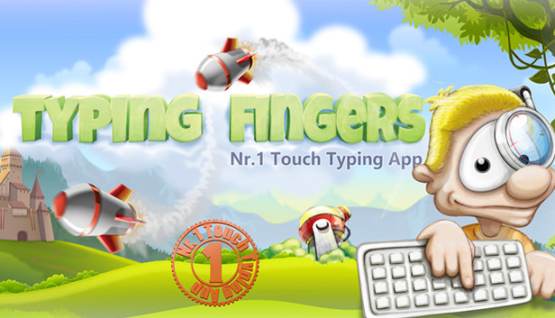 Typing Fingers Steam capsule image