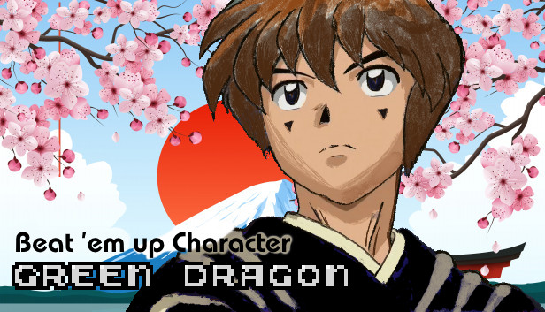 Green Dragon Beat ’em up Character Steam capsule image