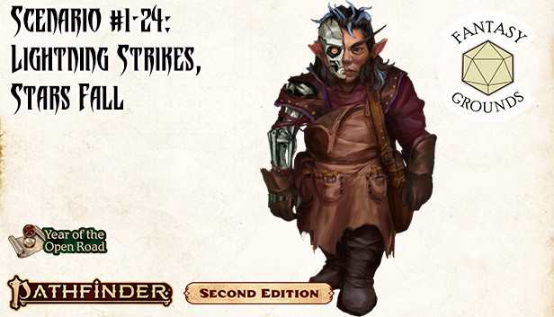 Fantasy Grounds - Pathfinder 2 RPG - Pathfinder Society Scenario #1-24: Lightning Strikes, Stars Fall Steam capsule image