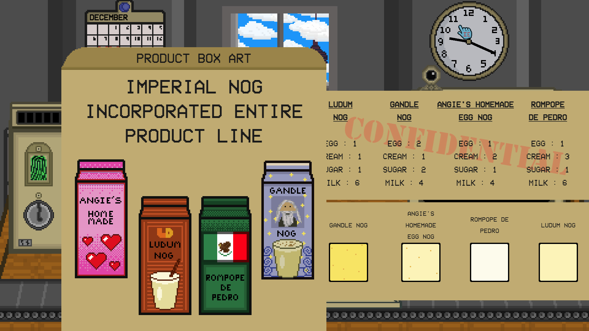 Eggnog Incorporated on Steam