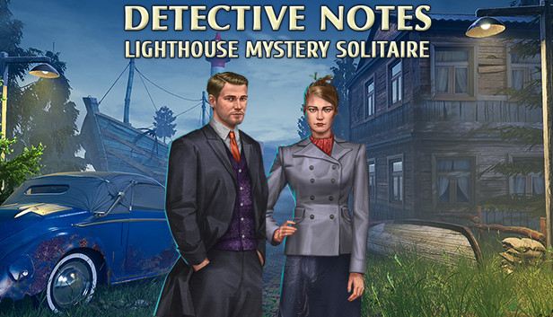 Detective notes. Lighthouse Mystery Solitaire Steam capsule image