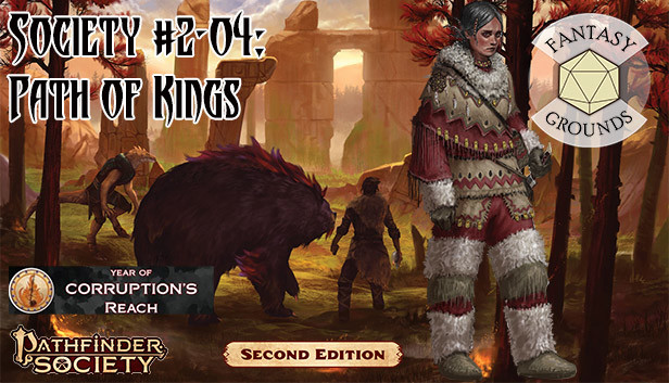 Fantasy Grounds - Pathfinder 2 RPG - Pathfinder Society Scenario #2-04: Path of Kings Steam capsule image