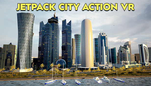 Jetpack City Action VR Steam capsule image