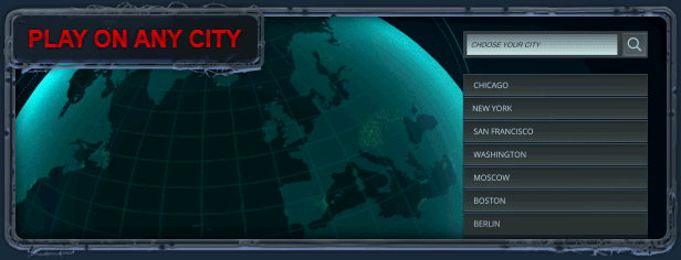 Play on Any City in Infection Free Zone
