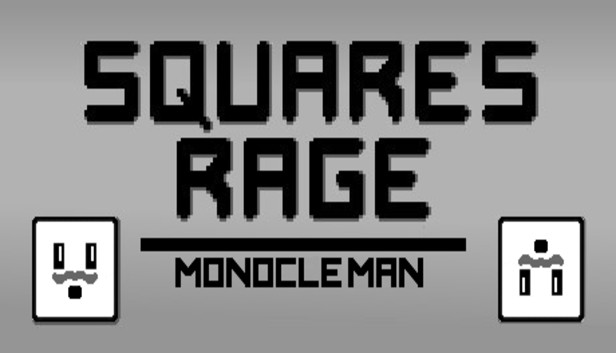 Squares Rage Character - Monocle Man Steam capsule image