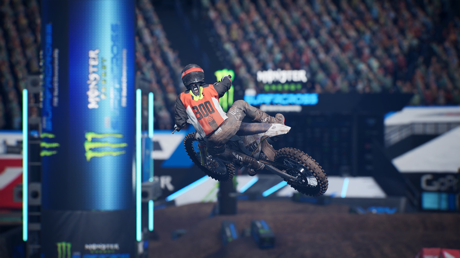 Monster Energy Supercross 6 é bom game de corrida de motos